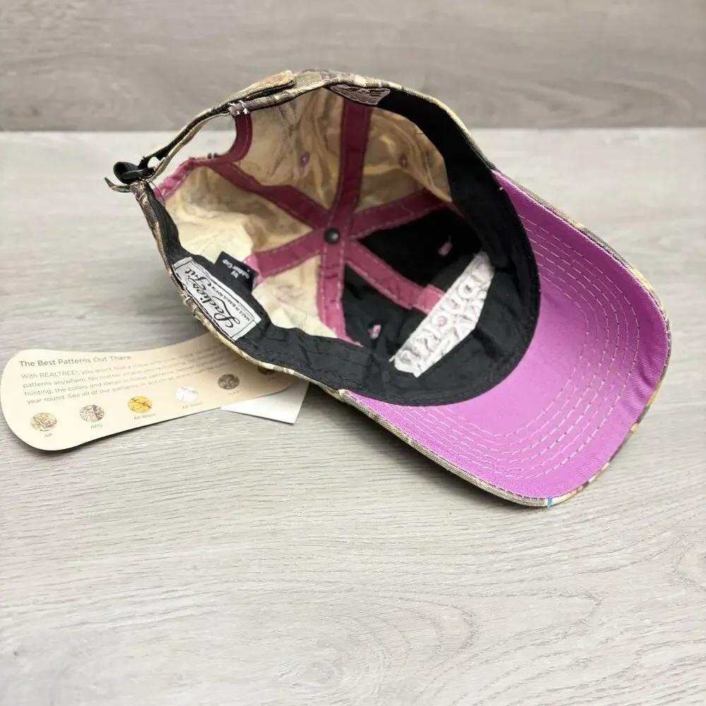 A&E Duck Dynasty Realtree Hat Ladies Green Camouflage Baseball Cap NEW One Size